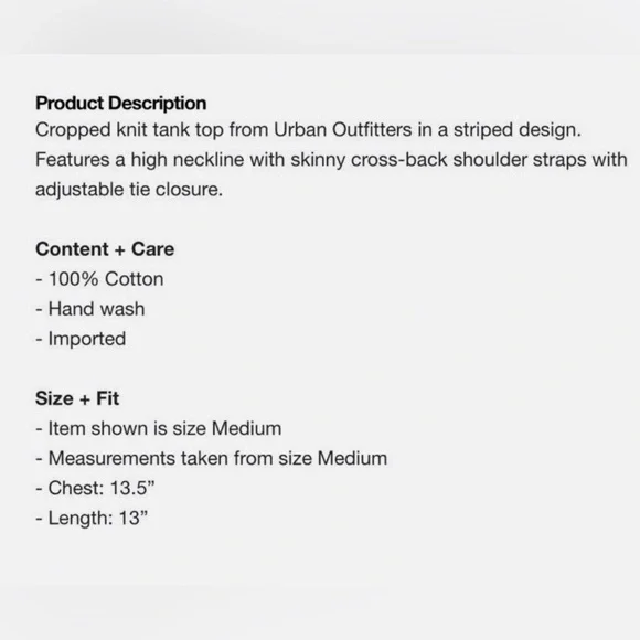 NWT UO Seraphina Striped High Neck Knit Top - Medium - Picture 13 of 13